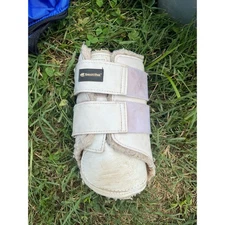 SmartPak white Sport Boots size medium