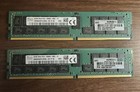 New ListingSet of 2 - 32gb SK Hynix DDR4 2666V ECC RDIMM HMA84GR7CJR4N-VK (64GB total)