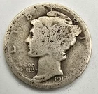 1917 D Mercury Dime AG/G You Grade It! 90% Silver Type Coin Free ship!