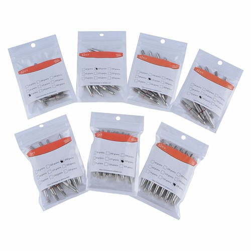 12X Archery Arrowhead Stainless Steel 75-300gr Screw In Point Bow Hunting Target - Picture 9 of 23