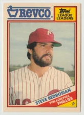 1988 Topps Revco League Leaders #11 Steve Bedrosian Baseball Card Phillies