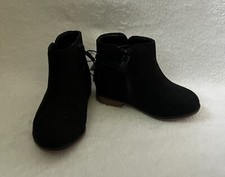 Cat  Jack Boots Toddler Girls Sz 6 Penelope Black Booties Zipper