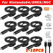 LOT Converter N64 To HDMI HD 1080P Cable Compatible With N64 / GameCube / SNES