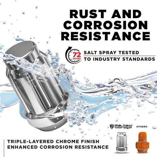 4 Tapered Spline Lug Nuts 2024 Can-Am Maverick R RX RS X UTV Chrome Wheel - Picture 4 of 7