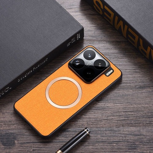 For XiaoMi 15, Shockproof Hybrid Leather Back Soft Bumper Magnetic Case Cover - Picture 18 of 19