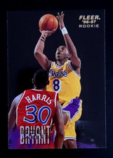1996-98 Fleer Basketball Kobe Bryant Rookie RC Card #203 Los Angeles Lakers