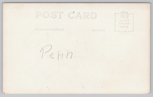Mujer Alimenta Ciervo Molly Promised Land Lake PA UNP RPPC Años 50 - Imagen 2 de 2