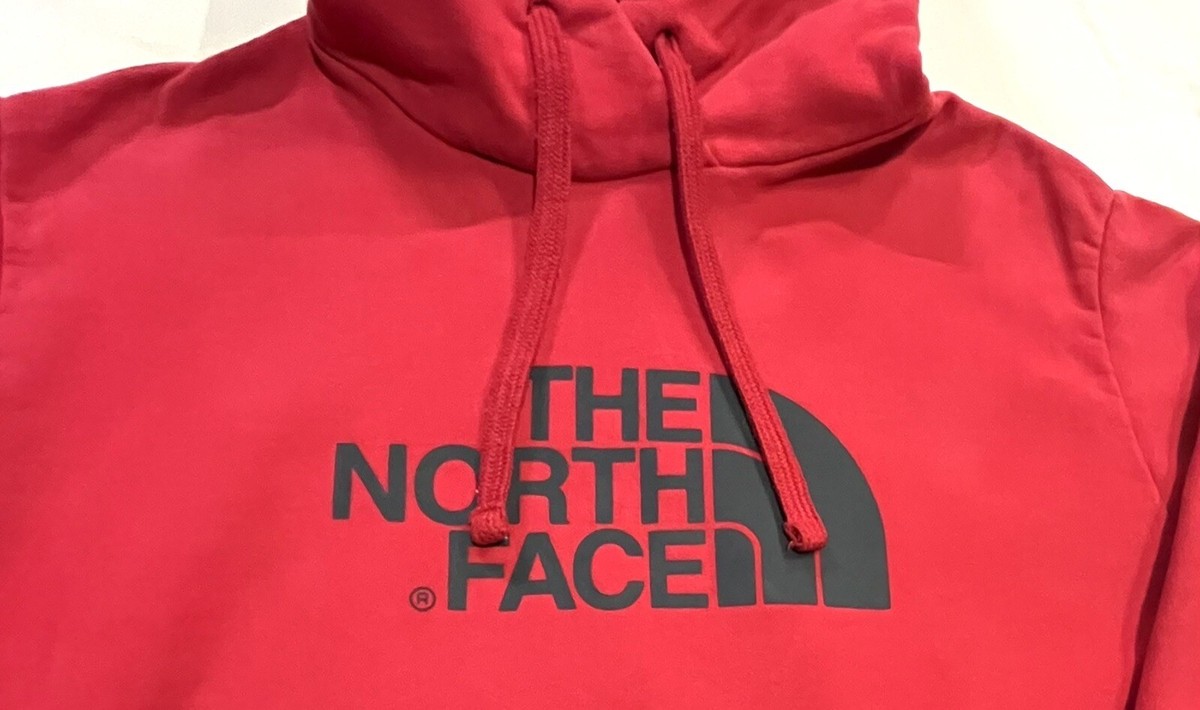 The North Face Men's Medium Pullover Sweatshirt Red Hoodie