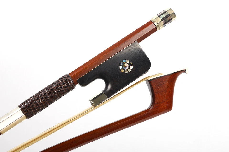 Advanced 4/4 Cello Bow Brazilwood Great Balance Nice Shell inlaid AAA Horse Tail - Image 2 of 4