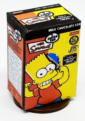 Puppenhaus Osterei Box leer Miniatur Maßstab 1:12 Süßigkeiten The Simpsons Tumdee