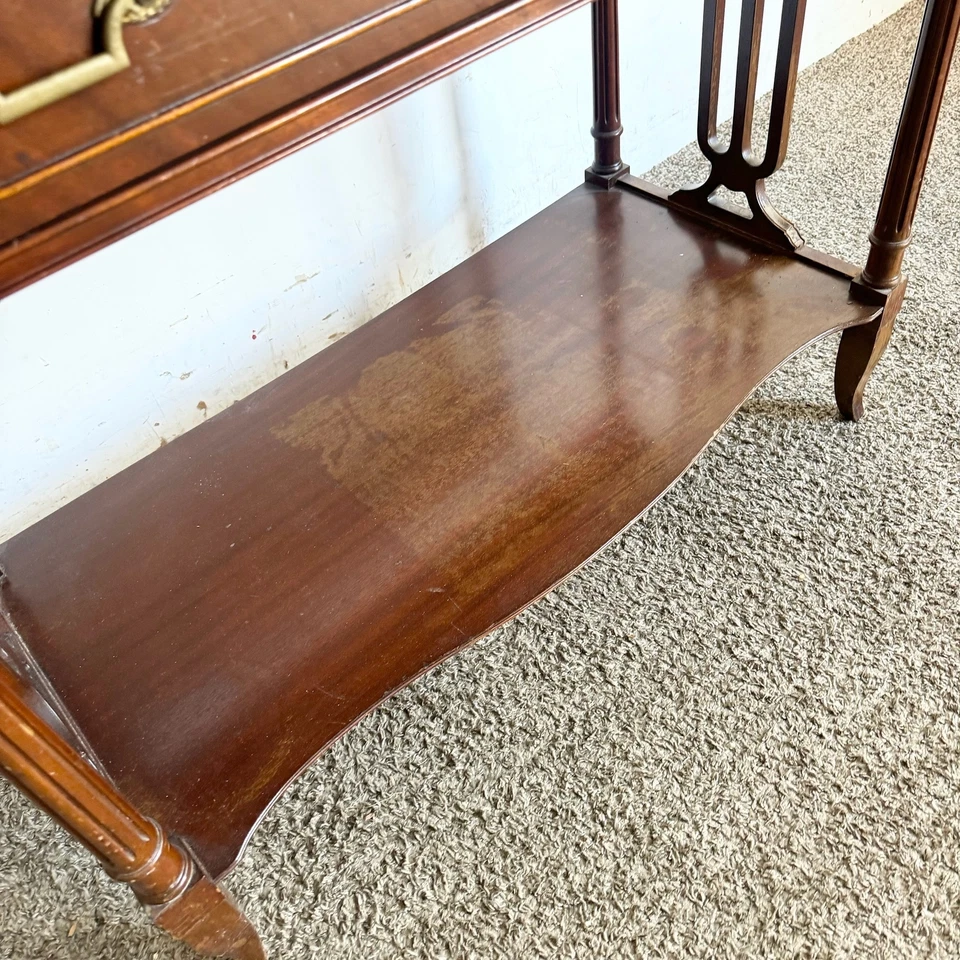 Aparador Federal de caoba flameada de la década de 1940 de Rway Foto 4 de 4