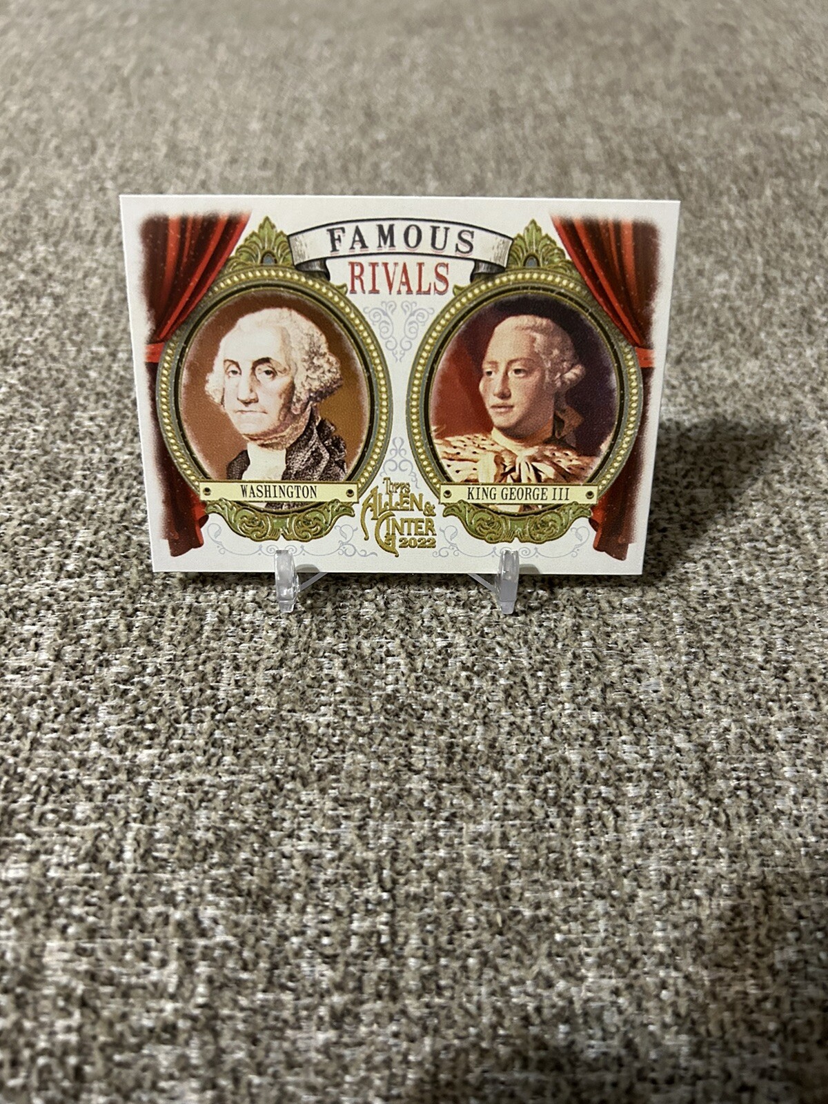 2022 Topps Allen & Ginter #FR-9 George Washington King George III ...