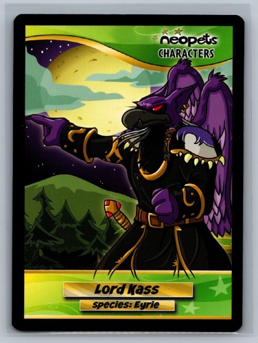 Neopets 2008 Lord Kass #38 Characters Card - 第 1/2 張圖片