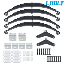 LABLT 7000lb Tandem Trailer Axle Suspension Kit Leaf Spring & U-bolt Hanger Kit