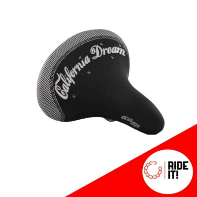 SATTEL FAHRRADSATTEL MONTEGRAPPA Cruiser CALIFORNIA DREAM Doppelfeder SCHWARZER ZYKLUS