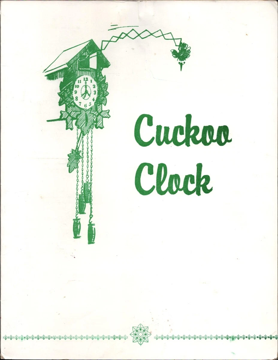 Cuckoo clearance clock restaurant