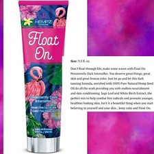 Hempz FLOAT ON  🦩 Dark Intensifier Bronzer Tanning Lotion 9.5 oz ~ NEW! Indoor