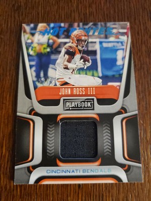2020 Panini Playbook Hot Routes JOHN ROSS JERSEY /99 Made Bengals 