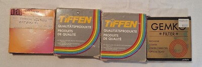 4 Camera Filters Gemko, Tiffen, Hoya 58 MM