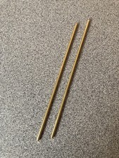 3mm X 150mm. 2 Pieces  Solid Brass Rod For Models, Pond Yachts Etc.