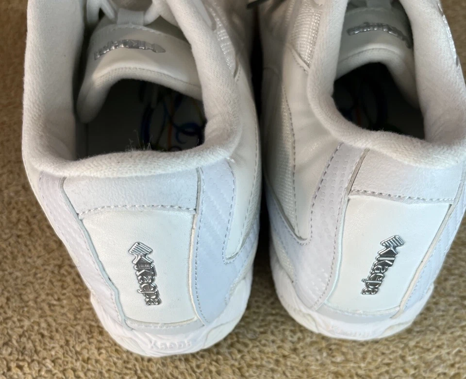 Nuevo con etiquetas Zapato Kaepa TouchUp Cheer Talla 11 Blanco Cheerleader Tenis Foto 3 de 4