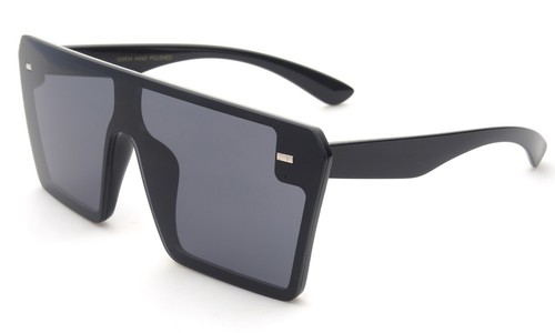 Gafas de sol cuadradas vintage de gran tamaño lentes grandes de una pieza para mujeres, hombres y adolescentes - Imagen 3 de 20