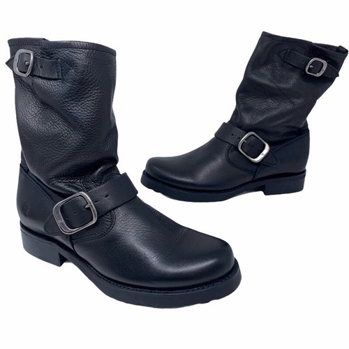 Frye Womens Veronica Short Biker Boots 