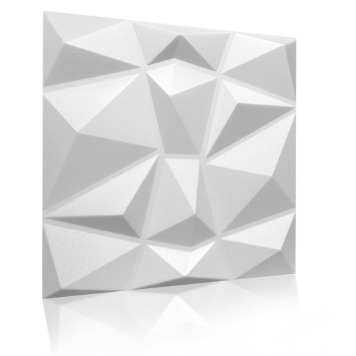 7,5qm/30 Stück 3D Wandpaneele Deckenpaneele Platten Paneele Diamant Polystyrol - Bild 9 von 11