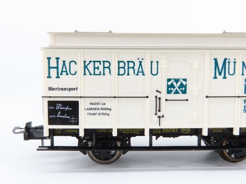 HO Trix 52361800 K.Bay.Sts.B. Bavarian Hackerbräu München Beer Reefer #601787 - Picture 2 of 9
