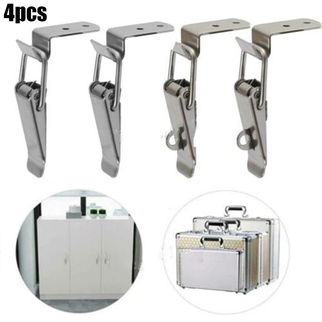1 / 2 / 4 / 8pcs 201 Stainless Steel Spring Loaded Toggle Latch Catch Clamp 95mm - View #10