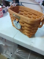 Longaberger Small Dresden Tour Basket - 1997 - Tie- on