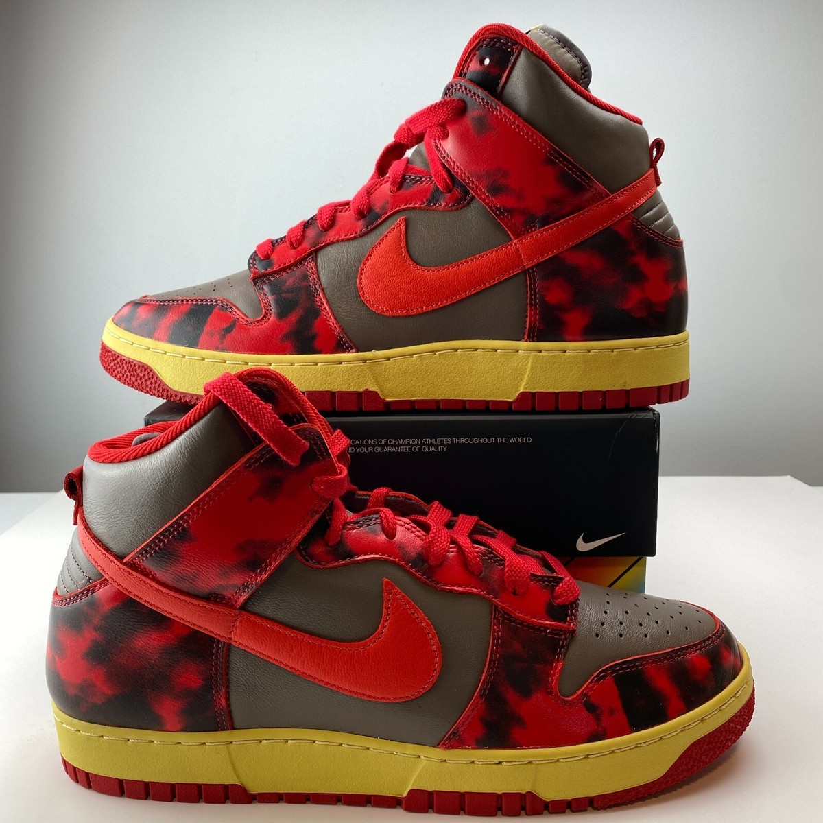 Nike Dunk High 1985 | Red Acid Wash | DD9404-600 | US 12.5 | eBay