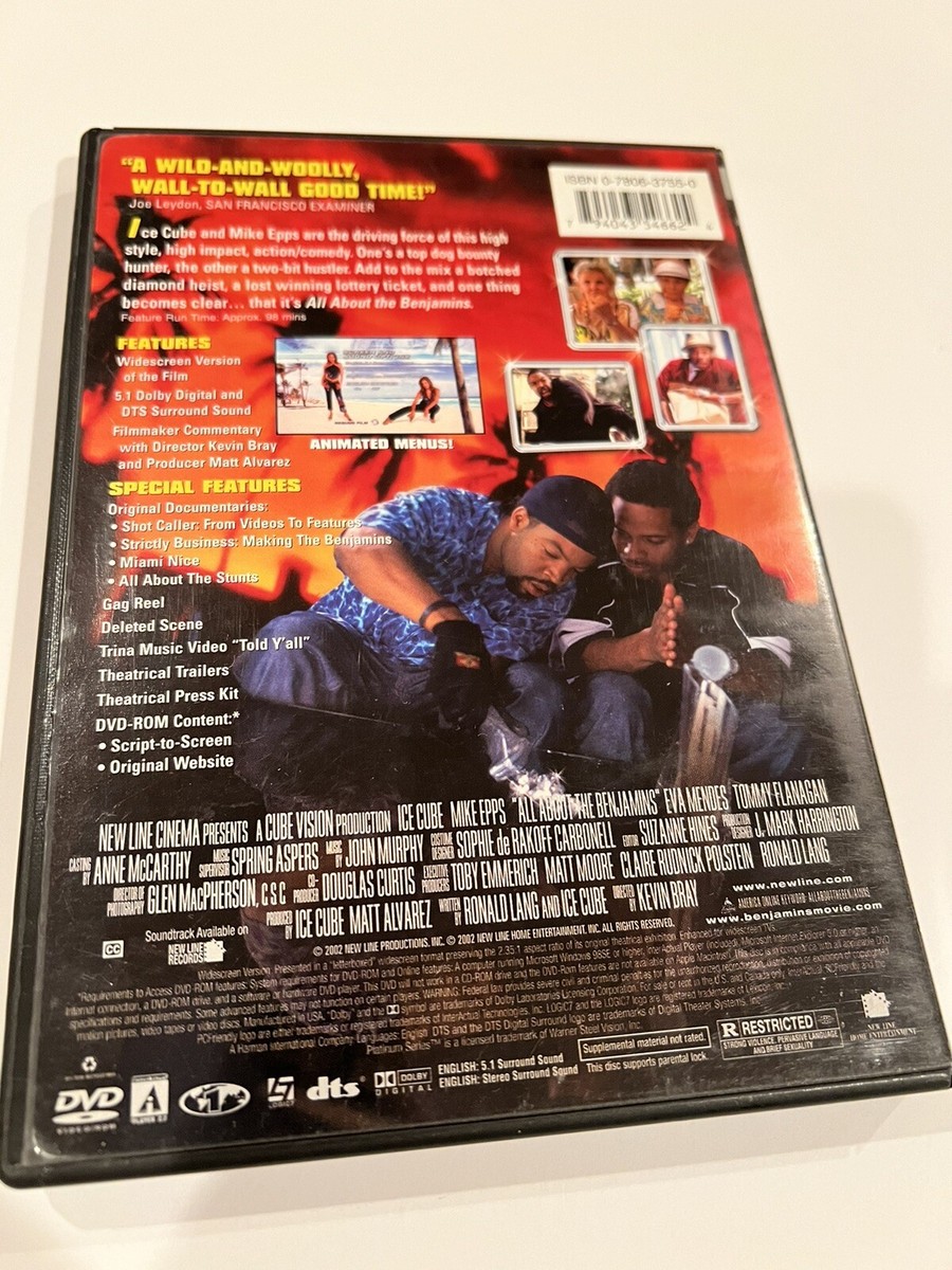 All About the Benjamins (DVD, 2002) Ice Cube, Mike Epps