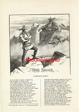 Thors Hammer, Norwegische Legende, nur Bild, Buchillustration (Druck), 1890