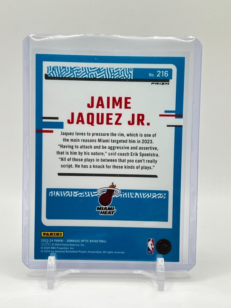 2023-24 Panini Donruss Optic Rated Rookie Blue Velocity #216 Jaime