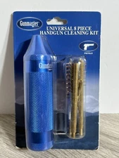 Gunmaster Compact Universal Pistol Cleaning Kit .22-.45 cal Aluminum New Sealed.