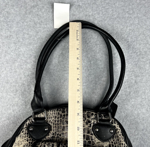 Luxury Faux Croc Tote Bag Purse Womens Double Strap Designer Shoulder Handbag - Picture 8 of 18