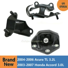 For 03-07 Honda Accord 3.0L Auto Transmission Motor Mounts Set - 3 PCS