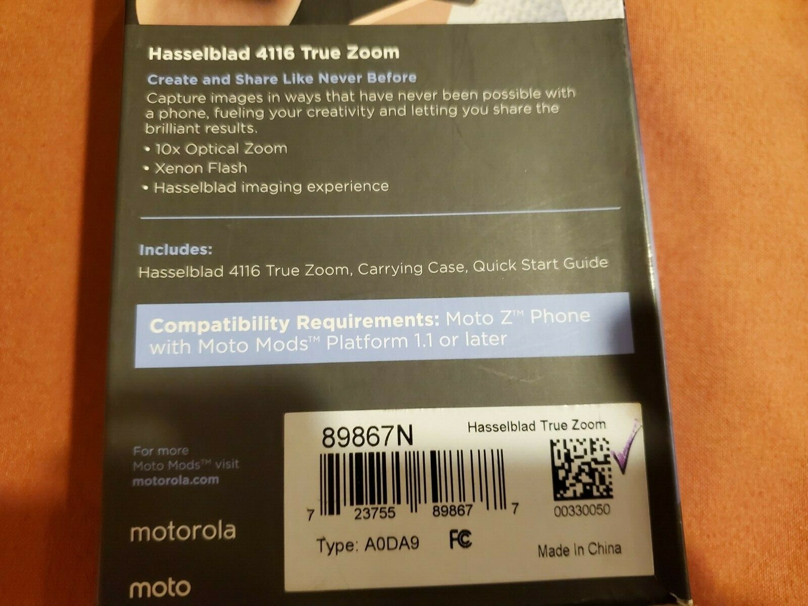 Hasselblad True 10x Optical Zoom Camera Moto Mods For Moto Z4 Z play Z3