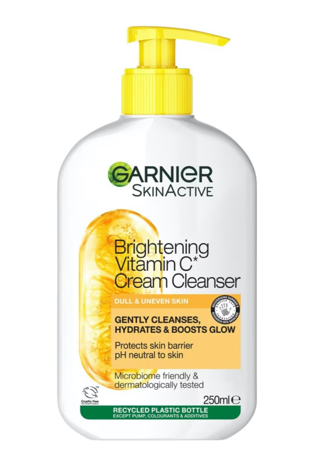 Garnier Skinactive Brightening Vitamin C Cream Cleanser 250ml