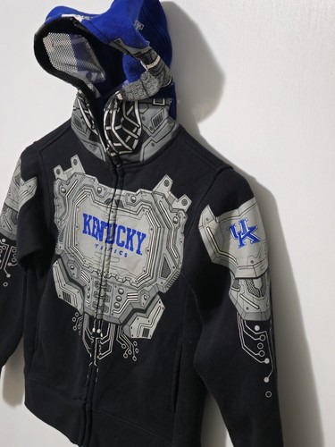 Vintage University Of Kentucky x Transformers Robotic Full Zip Hoodie Youth Sz 6 - Picture 3 of 8