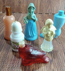 Vintage Avon Girls Ladies Collectable Cologne Perfume Decanters Bottles Set of 6