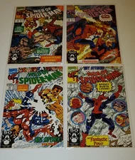 Web of Spider-Man # 75,76,77,78  (Marvel 1991)   Fine Plus