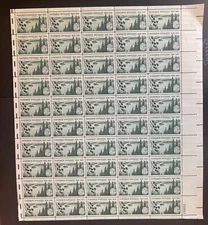 Scott US #1106 Sheet, Mint, NH, OG, See Photo