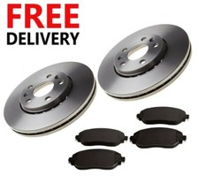 For Ford B-Max Courier Fiesta Front Brake Discs and Pads Set New
