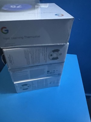 Google Nest Programmable Wifi Thermostat - Snow GA 01334-US (Factory Sealed)