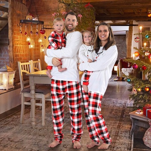 Christmas Matching Family Parent Child Adult Kids Pyjamas Nightwear PJs Sets