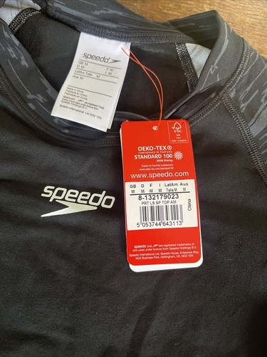 Speedo Sun Protection Shirt PRT LS SP Top Size M - Picture 2 of 2
