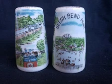 Beech Bend Park Salt Pepper Shakers Ebrink Japan Tag Souvenir Kentucky Vintage