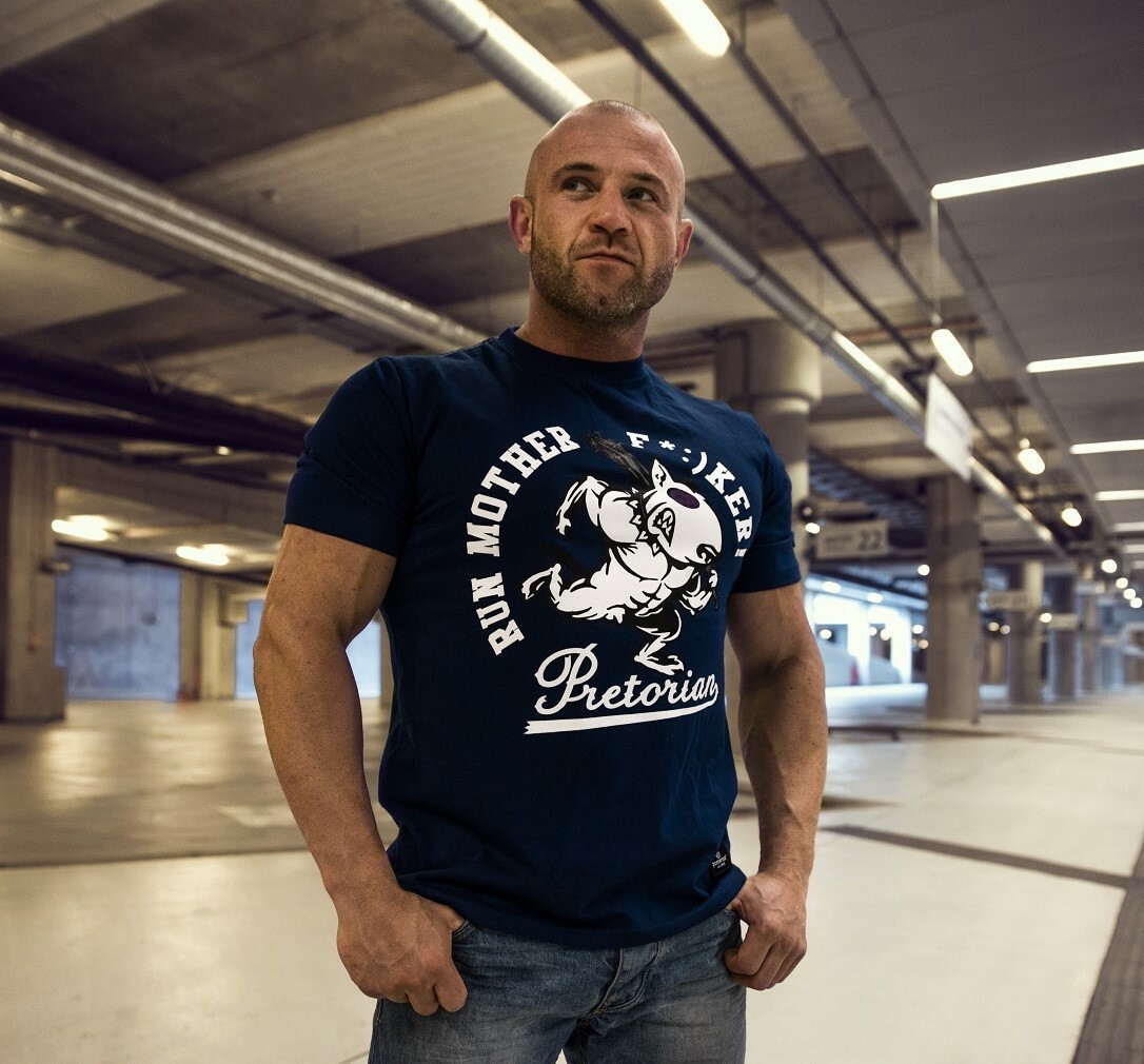 T-shirt Homme PRETORIAN – Style Hooligan, Thème MMA, Boxe, Gym
